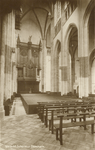 3098 Interieur van de Domkerk te Utrecht: gezien vanuit het hoogkoor naar het orgel, uit het zuidoosten.